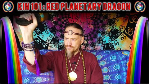 Dharma Talk and Teatime with Paul White Gold Eagle ~ KIN 101 : RED PLANETARY DRAGON (10 IMIX)