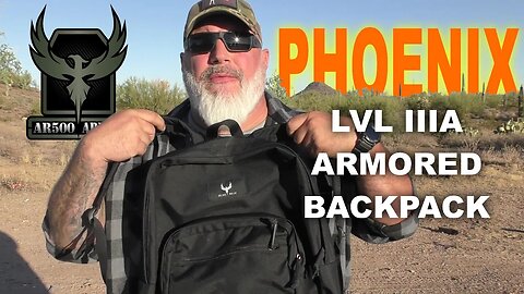 Armored Republic (AR500) "Phoenix" IIIA Armored Backpack