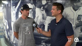 Casey Mize joins Brad Galli one-on-one after first day of Tigers spring training