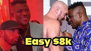 Tyson Fury Sums Up Francis Ngannou Plus Make $8k on this Fight