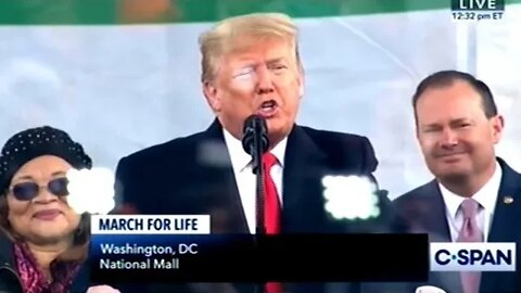Trump Becomes First President To Attend "March For Life Rally" In Washington DC