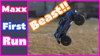 Traxxas Maxx NEW WIDEMAXX | First drive | This Thing Is A Beast