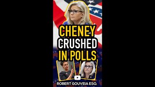 Liz Cheney is Getting Crush in the Polls #shorts