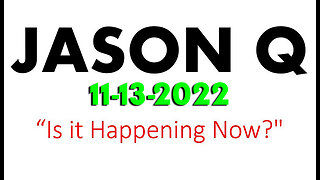 Jason Q - What Happens Next 11.13.22