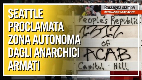 Capitol Hill proclamata "Zona Autonoma" dagli anarchici: scontro Trump - Sindaco di Seattle | TG CDC