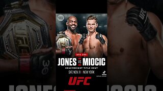 JONES VS MIOCIC #ufc #mma #shorts #youtubeshorts