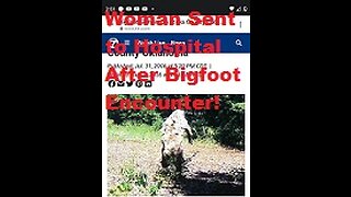 Bigfoot Sends Oklahoma Woman to the Hospital