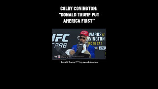 Colby Covington Talks About Donald Trump