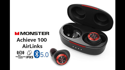 "Monster Achieve 300 AirLinks: Your Ultimate Wireless Earbuds for High-Quality Sound"