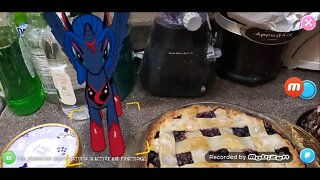 Blueberry Pie with Blueberry Icecream & Peppermint Chocolate cake!