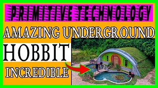 Build The Most Amazing Underground Hobbit Villa With Decoration Living Room