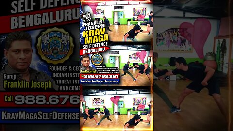 Bengaluru Self Defense (Krav Maga) Franklin Joseph for all Men, Women, Teen & Kids #KravMaga #Shorts