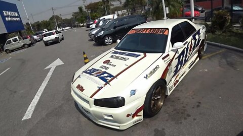 O ÚNICO SKYLINE R34 BLITZ DO BRASIL E INGRESSOS GRATIS PRO DRIFT SHOW