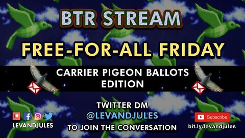 Free-For-All Friday - Carrier Pigeon Ballots Edition