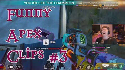 Snip3down's got a bend; Mande exposed himself; gdolphn vs. rat champ | Funny Apex Streamer clips #3