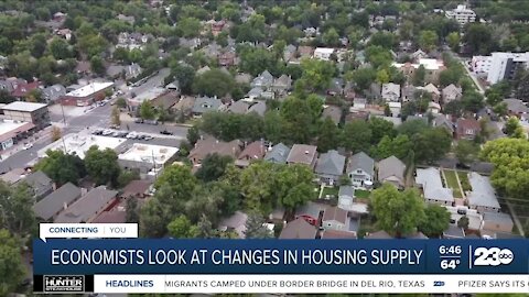 Economists look at changes in housing supply