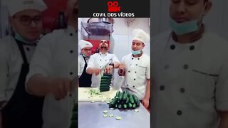 habilidade incrível na cozinha