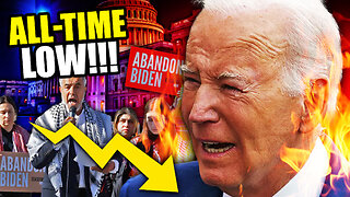 Biden REACHES NEW LOWS IN THE POLLS!