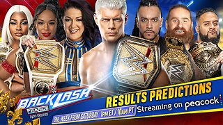 WWE Backlash 2024 - Results Predictions