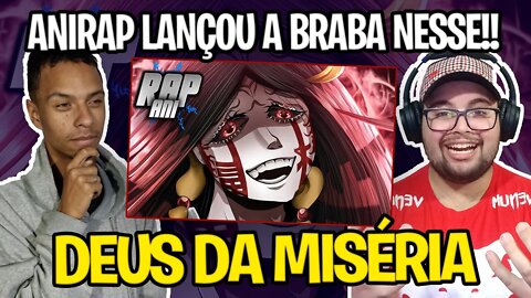 REACT ♪ Zerofuku | O Deus da Miséria | AniRap (@Prod Hunter)