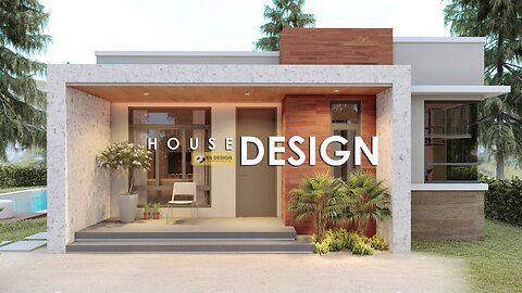 (6x7 Meters) Modern Small House Design | 1 Bedroom House Tour