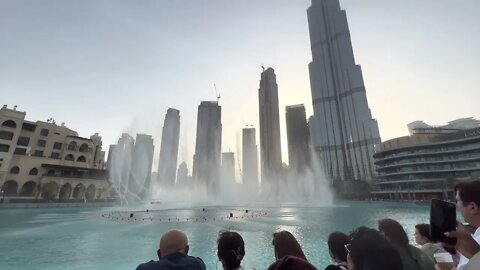 Dubai Fountain Full Show 18:00 🇦🇪