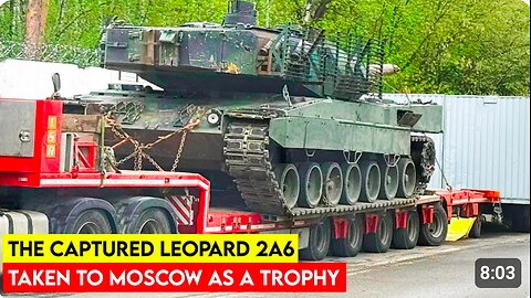 Leopard 2A6 Tank Loaded on A Truck Trailer is on its Way to Moscow - LEOPARD TANK ANALYSES