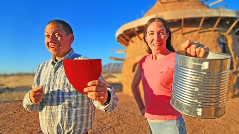 We Made Shingles Out Of Tin Cans | A Little Creativity Can Save A LOT Of Money