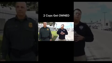 2 Cops get owned #shorts #1stamendment