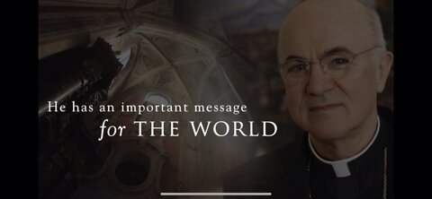 PLEASE SHARE | BREAKING NEWS | Archbishop Vigano Message for a Worldwide Anti-Globalist Alliance