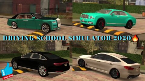 Luxurious Cars VS Speedbumps🔥 | DRIVING SCHOOL SIMULATOR 2020 | Android Ios Gameplay 🎮