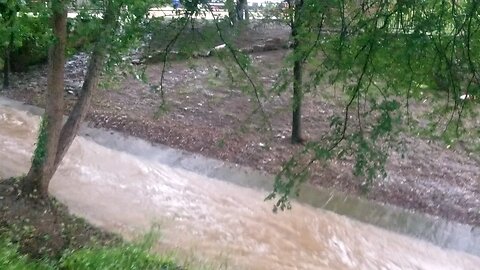 Storm drain river.