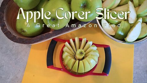 The New & Improved Apple Slicer Corer; Large 16 Slice from NEWNESS