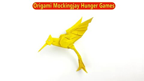 Origami Mockingjay Hunger Games - The Ballad of Songbirds and Snakes
