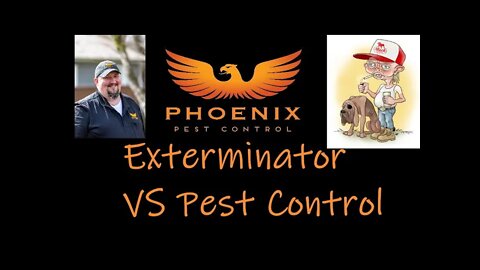 Exterminator VS Pest Control #whatbugsme