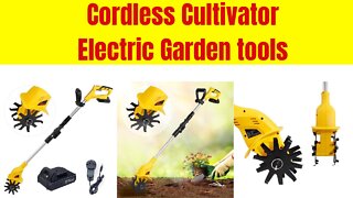 Cordless Cultivator 20V Lawnmower Electric Garden Tools Techshahin24