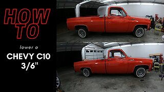 Lowering a Chevy c10