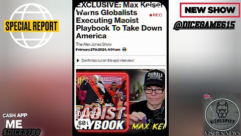 "Breaking" Max Keisel Warns Globalists Executing Maoist Playbook To Take Down America... #VishusTv 📺