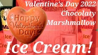 Valentine's Day 2022 Ice Cream Happy Valentine’s Day Chocolaty Hollow Filled With Mini Marshmallow