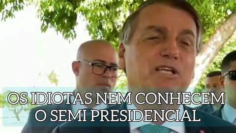 EXÉRCITO QUE NADA, SEMI PRESIDENCIALISMO DARÁ MAIS PODER AO PRESIDENTE, UM TIRO NO PÉ DA TOGA.