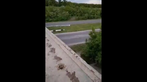 Russian heavy artillery on the way to support the operation near Donetsk