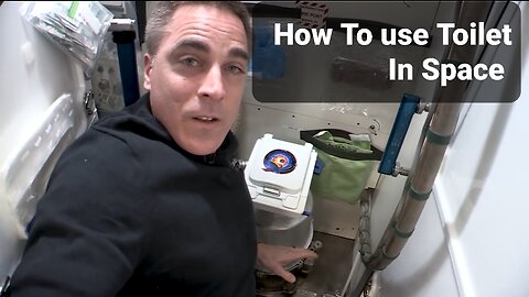 Astronaut Shows How to Use a Space Toilet | NASA Jhonson Space Center VEDIO