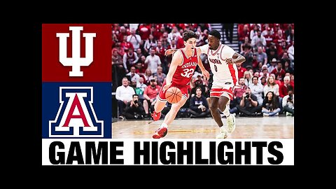 Arizona vs Indiana 2022 || College Basketball Highlights