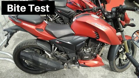 TVS Apache RTR 200 4V '19 | Bite Test