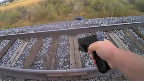 Body Cam Officer Justified in Deadly Shooting of Man on Railroad Tracks
