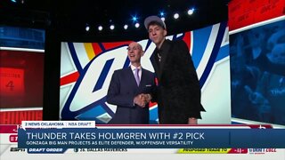 Thunder select Holmgren, two more lottery picks in NBA Draft