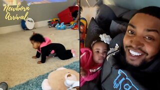 Scrappy's Daughter Cali Begins To Crawl For The 1st Time! 👼🏽