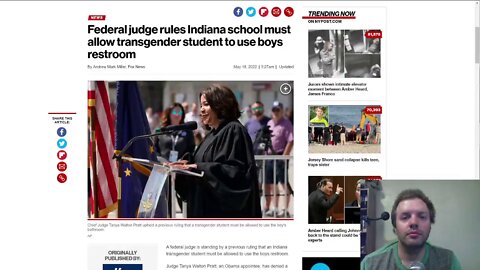 Federal judge rules Indiana school must allow transgender student to use boys restroom