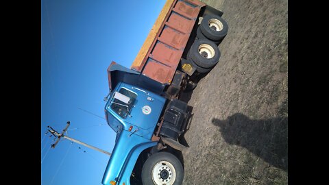 Just a man and a truck