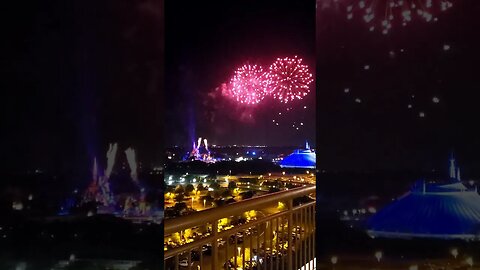 Fireworks from Disney's Contemporary Resort